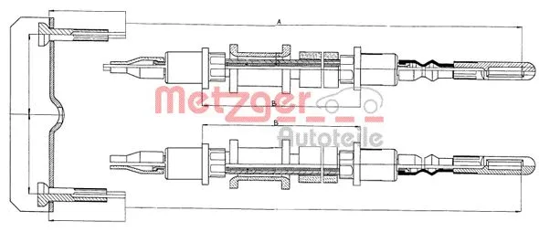 Cable Pull, parking brake (11.5821)