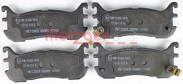 Brake Pad Set, disc brake (1170431)