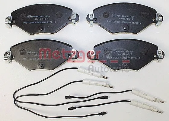 Brake Pad Set, disc brake (1170419)