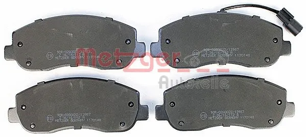 Brake Pad Set, disc brake (1170148)