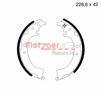 Brake Shoe Set (MG 729)