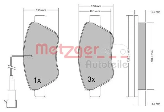 Brake Pad Set, disc brake