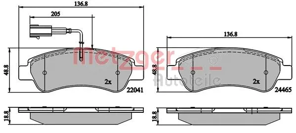 Brake Pad Set, disc brake