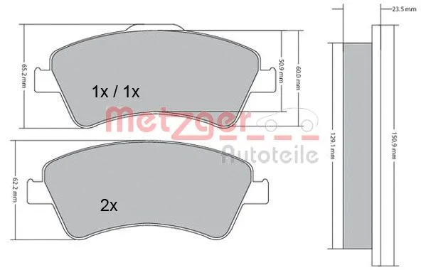 Brake Pad Set, disc brake