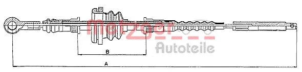 Cable Pull, parking brake (10.9846)