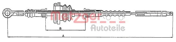 Cable Pull, parking brake (10.9845)