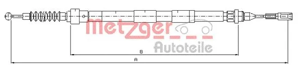 Cable Pull, parking brake (10.7620)