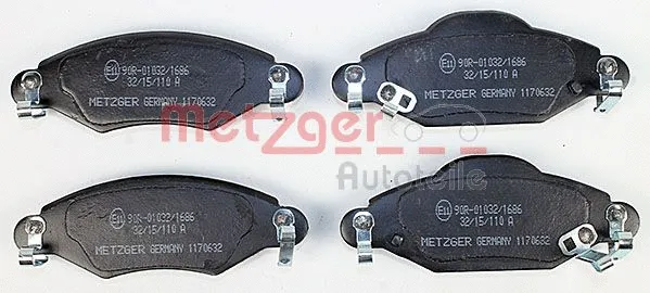 Brake Pad Set, disc brake (1170632)