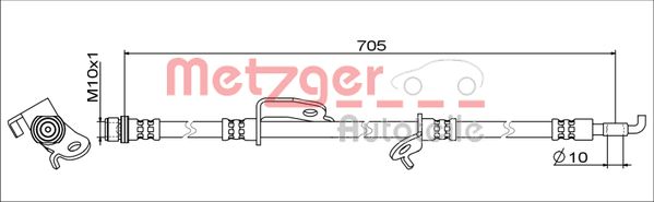 Brake Hose (4111012)