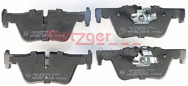 Brake Pad Set, disc brake (1170368)