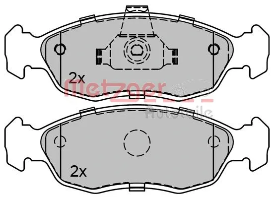 Brake Pad Set, disc brake (1170578)