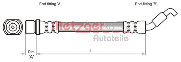 Brake Hose (4110027)