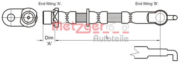 Brake Hose (4110013)