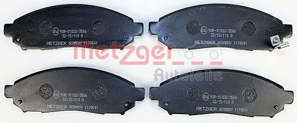 Brake Pad Set, disc brake (1170541)