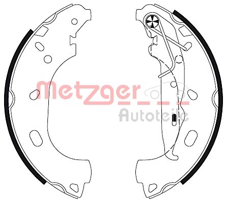 Brake Shoe Set (MG 129)