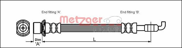 Brake Hose (4112176)