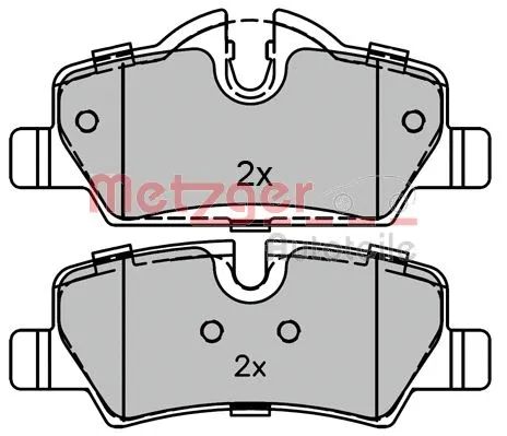 Brake Pad Set, disc brake (1170819)