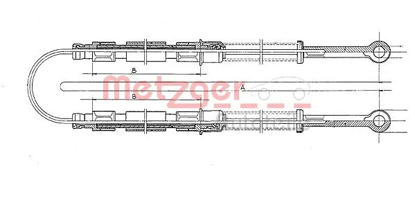Cable Pull, parking brake (12.102E)
