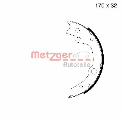 Brake Shoe Set, parking brake (MG 996)