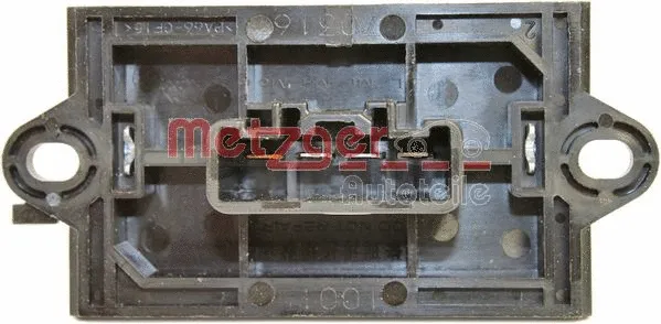 Resistor, interior blower