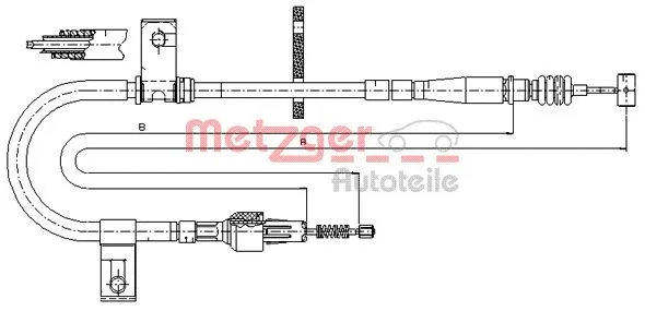 Cable Pull, parking brake (17.5040)