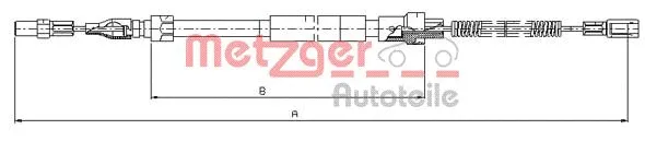 Cable Pull, parking brake (10.7383)