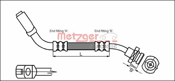 Brake Hose (4114723)
