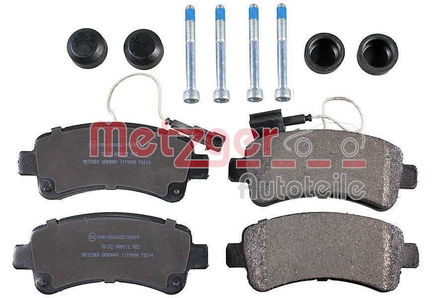 Brake Pad Set, disc brake (1170998)