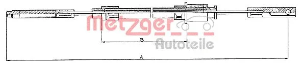 Cable Pull, parking brake (10.468)