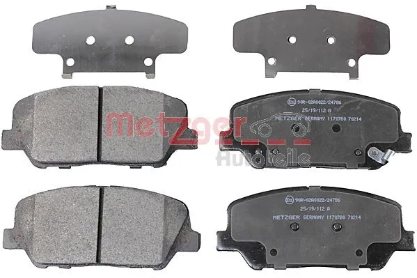 Brake Pad Set, disc brake (1170780)
