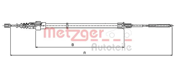Cable Pull, parking brake (10.7137)