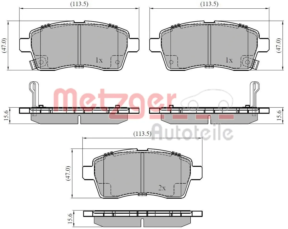 Brake Pad Set, disc brake