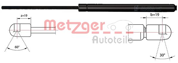 Gas Spring, boot/cargo area (2110516)
