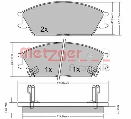 Brake Pad Set, disc brake