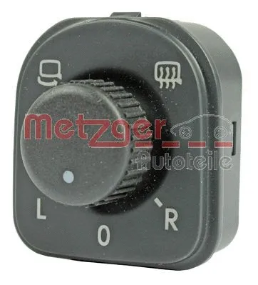 Switch, exterior rearview mirror adjustment