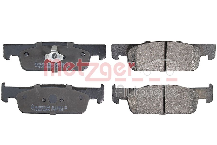 Brake Pad Set, disc brake (1170977)
