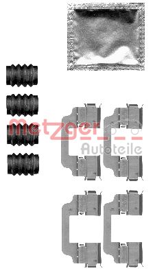 Accessory Kit, disc brake pad (109-1828)