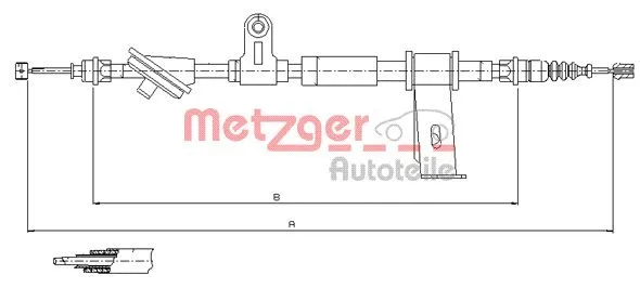 Cable Pull, parking brake (12.0102)