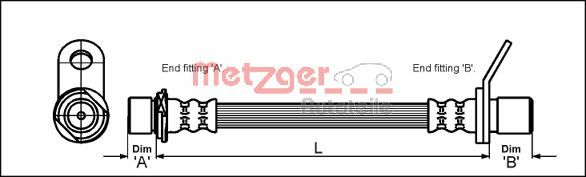 Brake Hose (4112172)