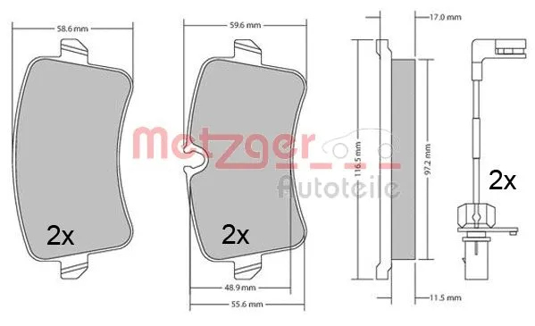 Brake Pad Set, disc brake