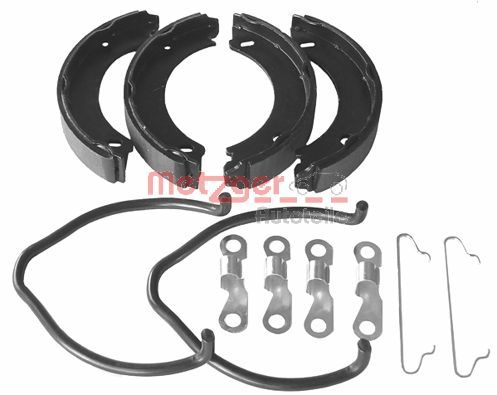 Brake Shoe Set, parking brake (KR 628)