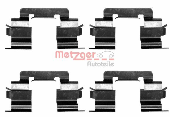 Accessory Kit, disc brake pad (109-1216)