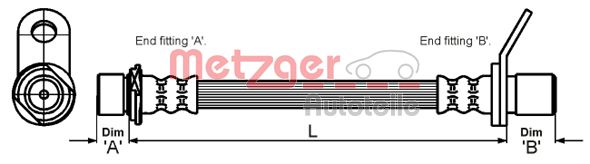 Brake Hose (4110012)