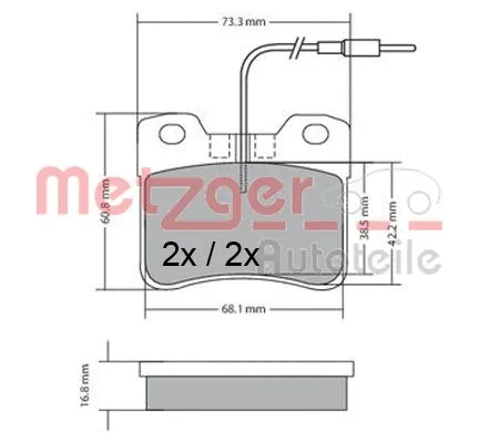 Brake Pad Set, disc brake