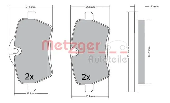 Brake Pad Set, disc brake