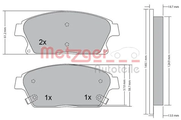 Brake Pad Set, disc brake