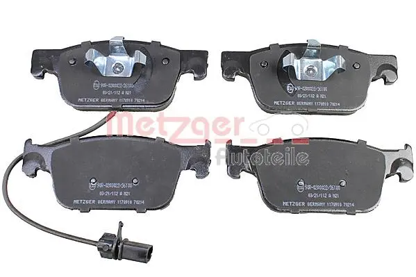 Brake Pad Set, disc brake (1170910)