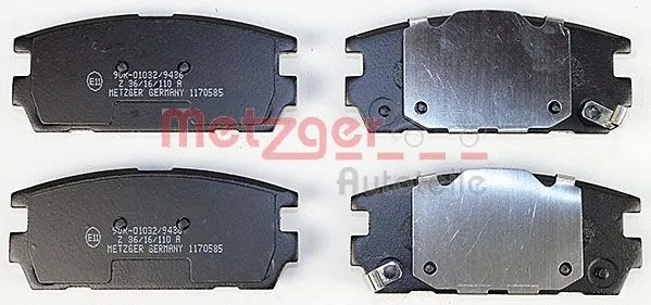 Brake Pad Set, disc brake (1170585)