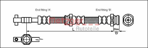 Brake Hose (4113304)