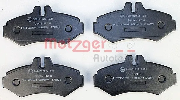 Brake Pad Set, disc brake (1170274)